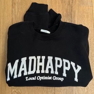 Madhappy Mens Pullover. Embroidered sz M